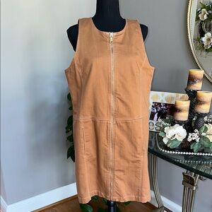 Spartina449 Leland Denim Jumper Sienna Sleeveless Dress